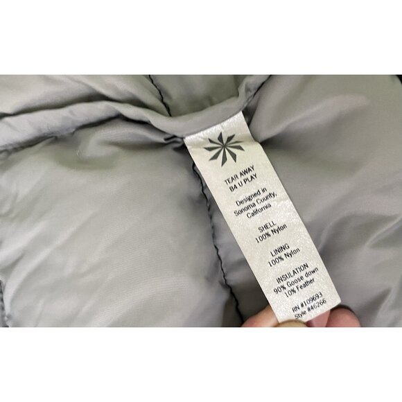 Athleta Goose Down Women’s Puffer Jacket Black M - Picture 6 of 10